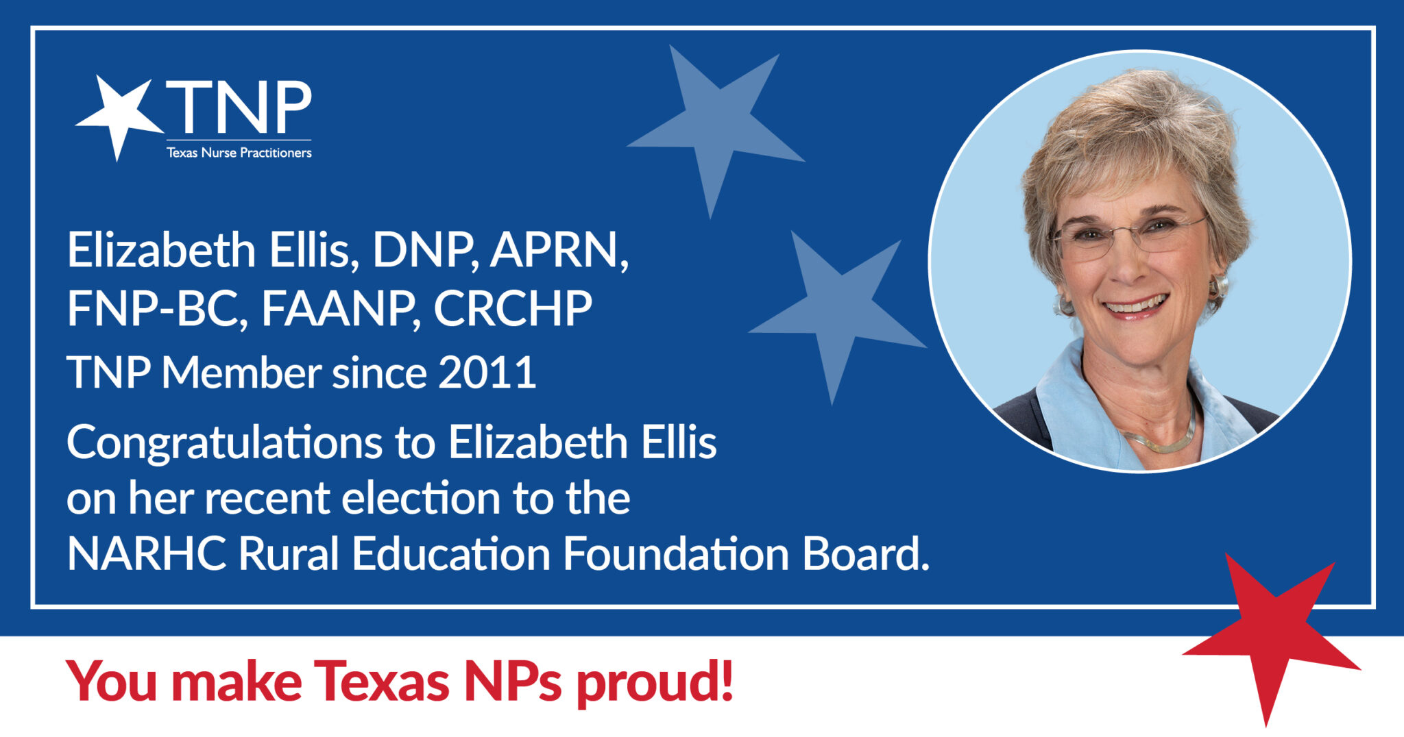 Tnp TNP Member, Elizabeth Fuselier Ellis Elected to the Rural Education ...