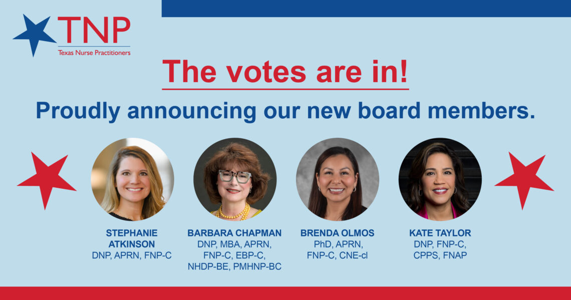 TNP Board of Directors 2026-2027 Election Results - Texas Nurse ...